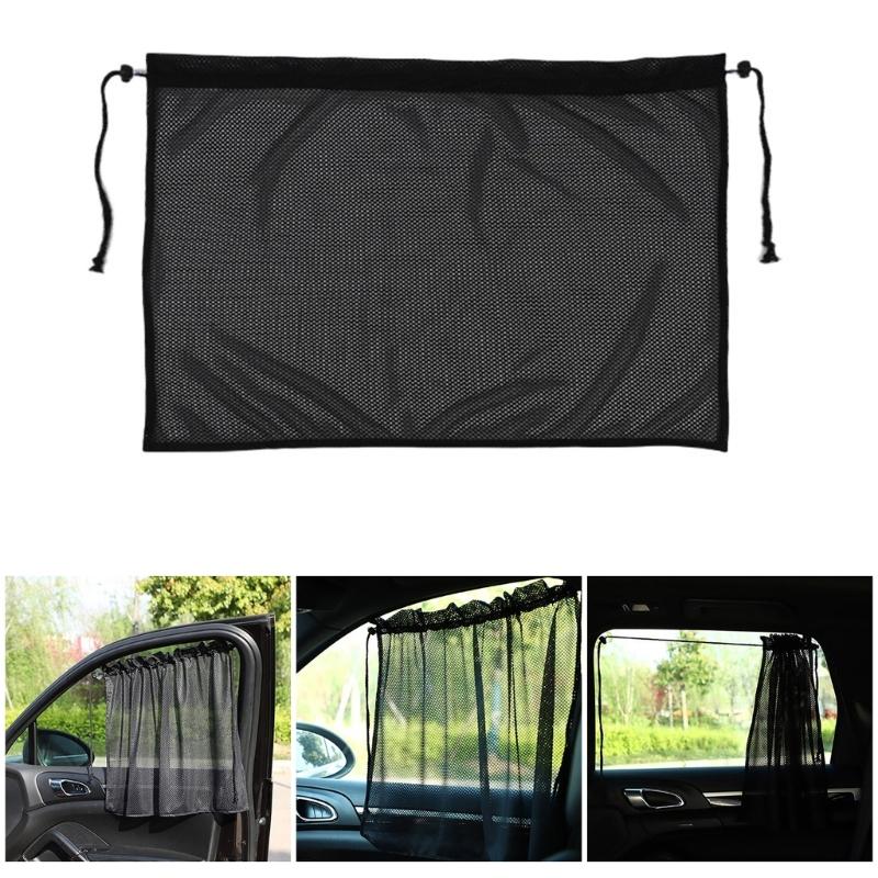 Heat Resistant Breathable Auto Sunshades Curtains Shield From Sunlight for Window Keep Vehicle Interior Cool and Private