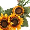 Artificial Flower Wreath Summer Garland for Halloween Party Decor