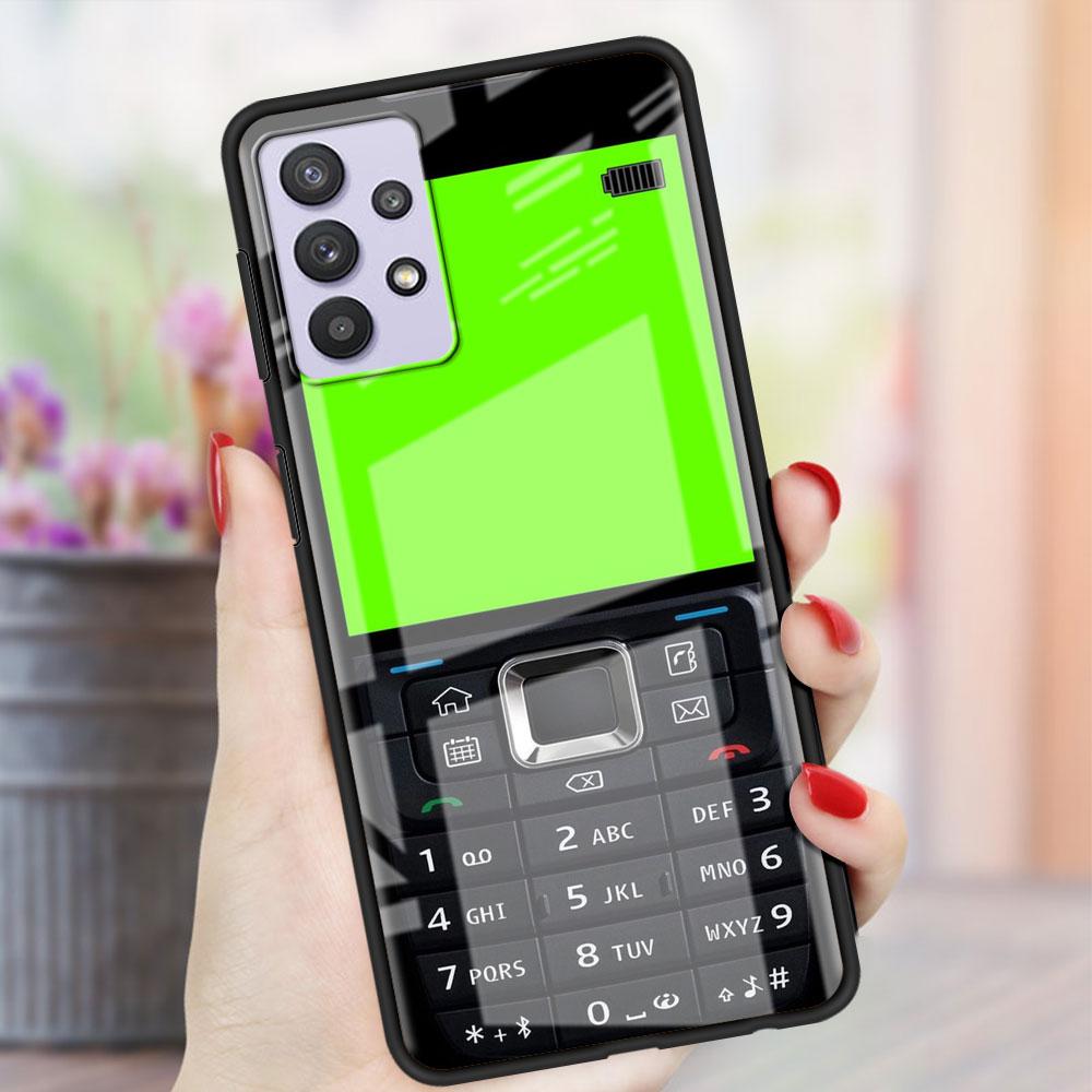 Magnetisches Radio Kassetten Glas Etui Für Samsung Galaxy A52 A71 A50 A51 A70 A21s A31 A72 A10 A12 A30 A22 5G Handyhülle