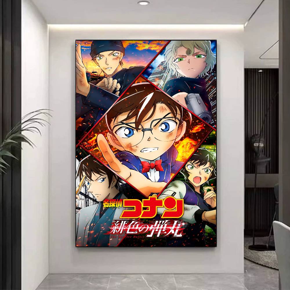 Anime D-detective Conan Classic Vintage Posters Whitepaper Prints Posters Artwork Kawaii Room Decor