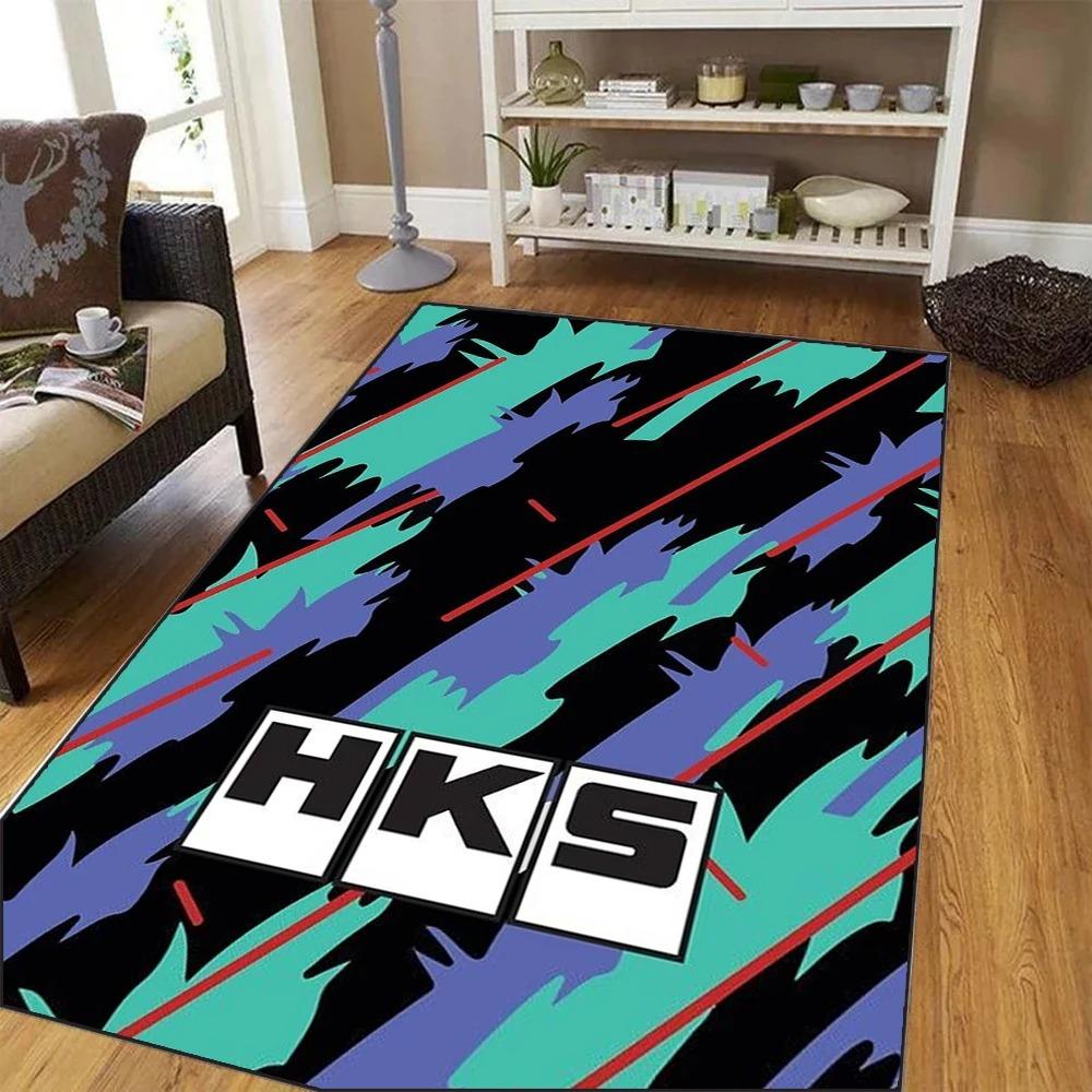 Sport Car HKS JDM Carpet Accessories Hallway Carpet Non-Slip Laundry Room Mat Laundry Decor Balcony Child Living Room Toilet Rug