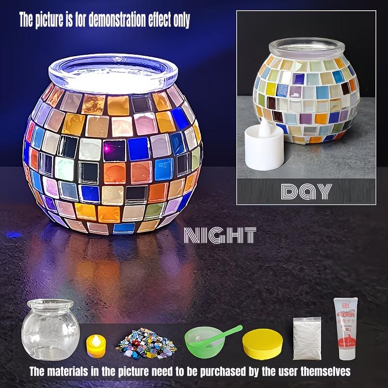 100/300Pcs Colorful Square 10X10mm Glitter Acrylic Non-Hotfix Flat Bottom Rhinestones For DIY Home Decor, Art Projects, Bathroom