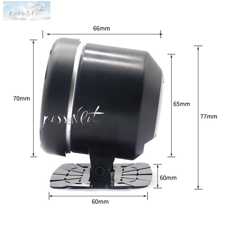 

60мм вакуумметр 100 кПа с датчиком 12 В Приборы Автомобиль Мотоциклетные аксессуары чёрный