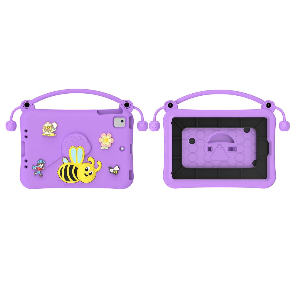 Étui de protection pour tablette en mousse EVA Caoutchouc Antichoc Lavable Support Pliable Design Lavable Convient pour IPad Mini 1 2 3 4 5 FViolet
