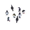 8Pcs/Set Plastic Ocean Animal Small Penguin Figure Model Toy