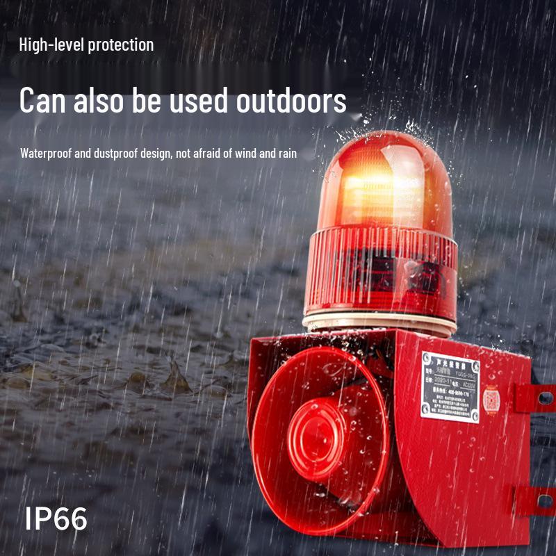 TGSG-01G IP66 Outdoor Waterproof Dustproof Sound & Light Alarm.