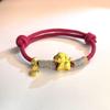 2026 Zodiac Year Red Hand Rope Bracelet | Get Rich Soon Red Woven New Year Couple Bracelet