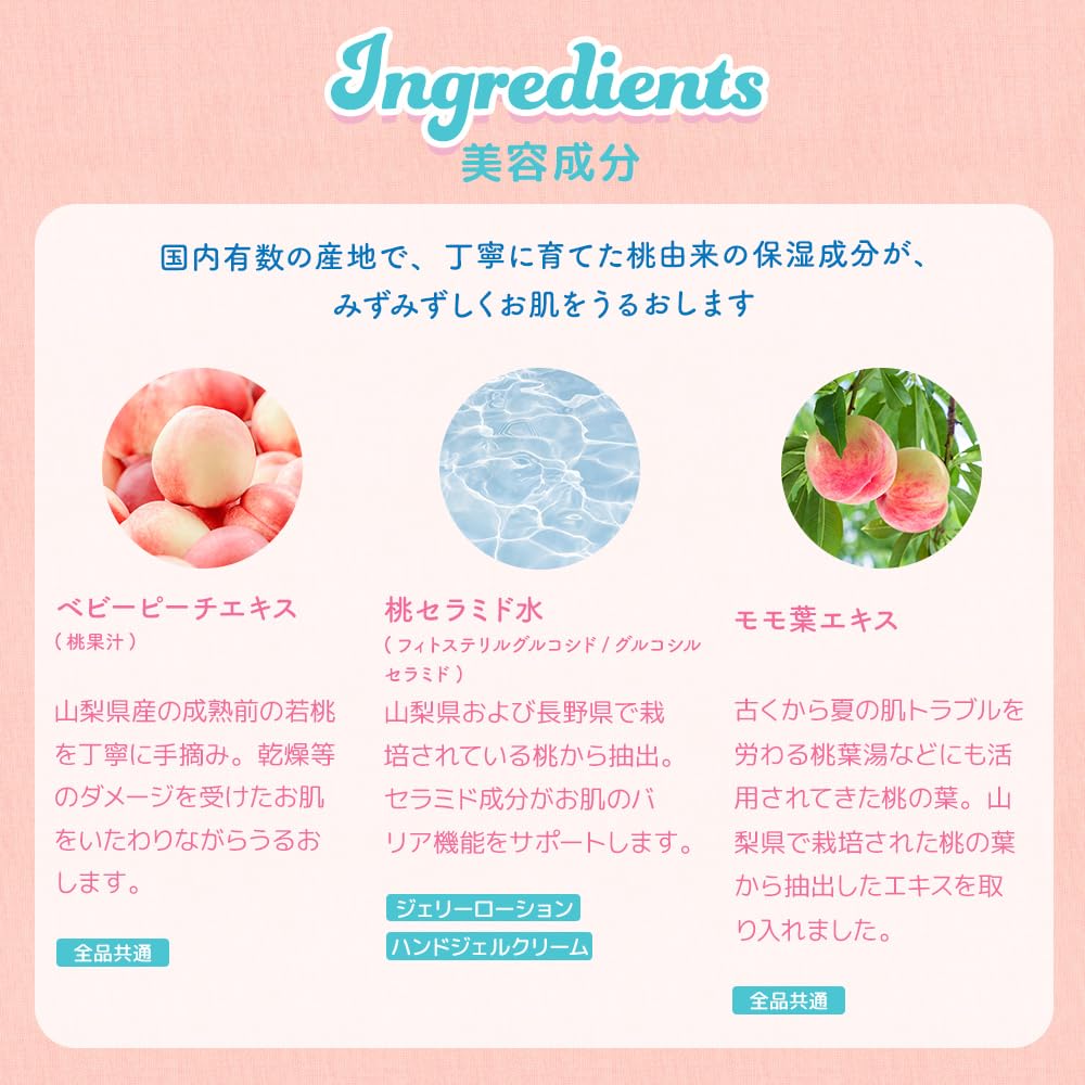 House of Rose Body Soap JP (Juicy Peach Scent) Peach, Moisturizing Ingredients, 300mL