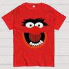 Retro Pop Culture Crazy Monster Face Cotton Summer Casual Cool Loose T-Shirt