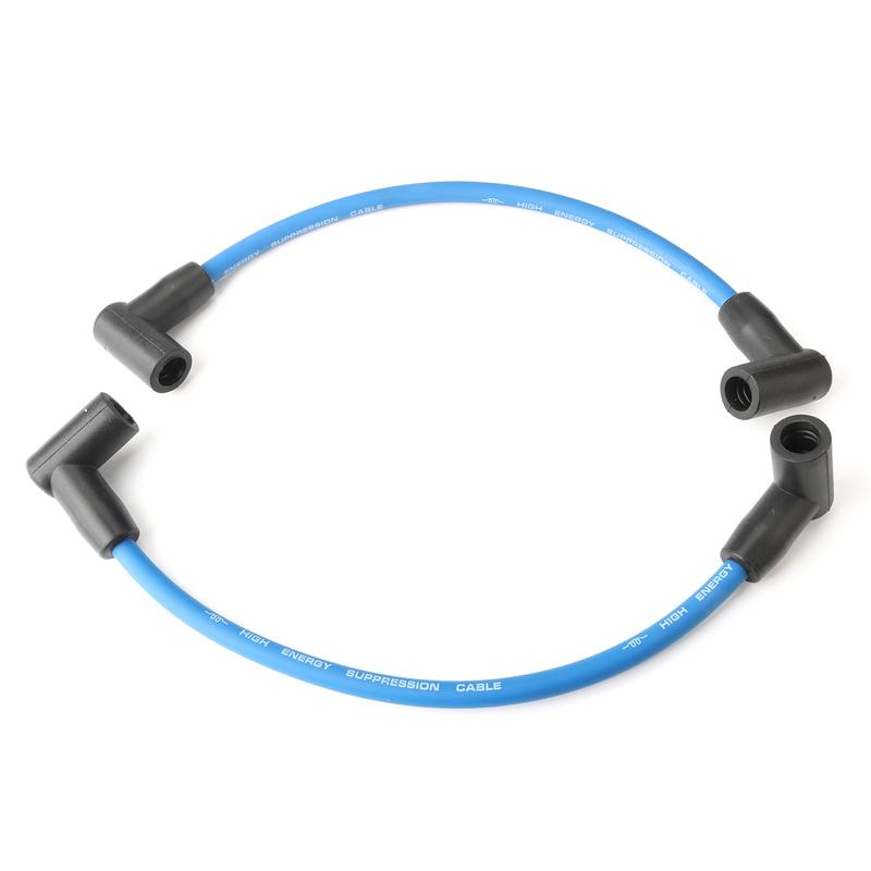 2/4/6x Marine Spark Plug Wire Universal Plastic Car Accessories Blue