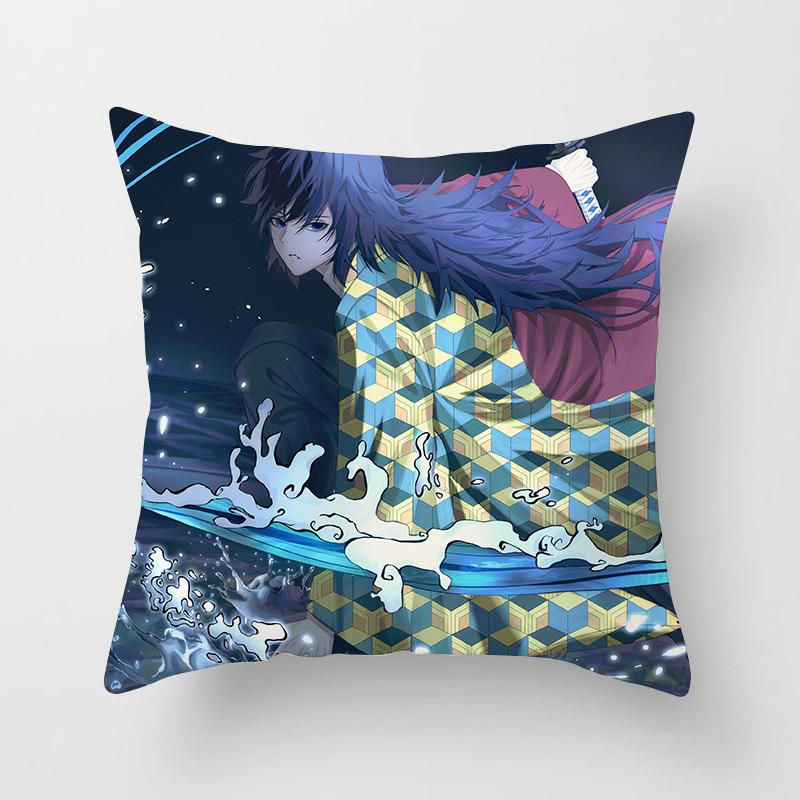 

45 * 45 см аниме-рассекатель демонов Kimetsu no Yaiba наволочка с принтом детская спальня гостиная домашний декор наволочки 40x40cm