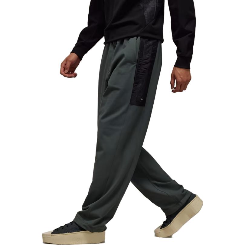adidas Y-3 Stretch Terry Pants Utility Ivy/Black Men Streetwear IP7667