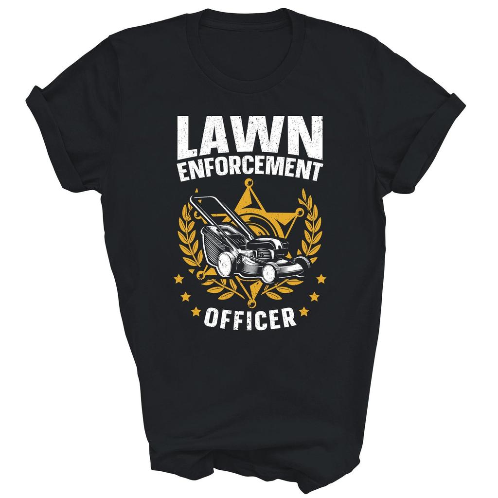 Lawn Enforcement Officer For A Gardening Lawn Mower Shirt
