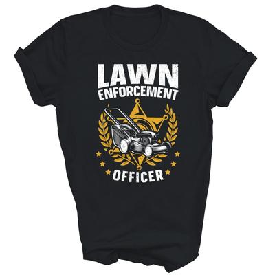 Lawn Enforcement Officer For A Gardening Lawn Mower Shirt
