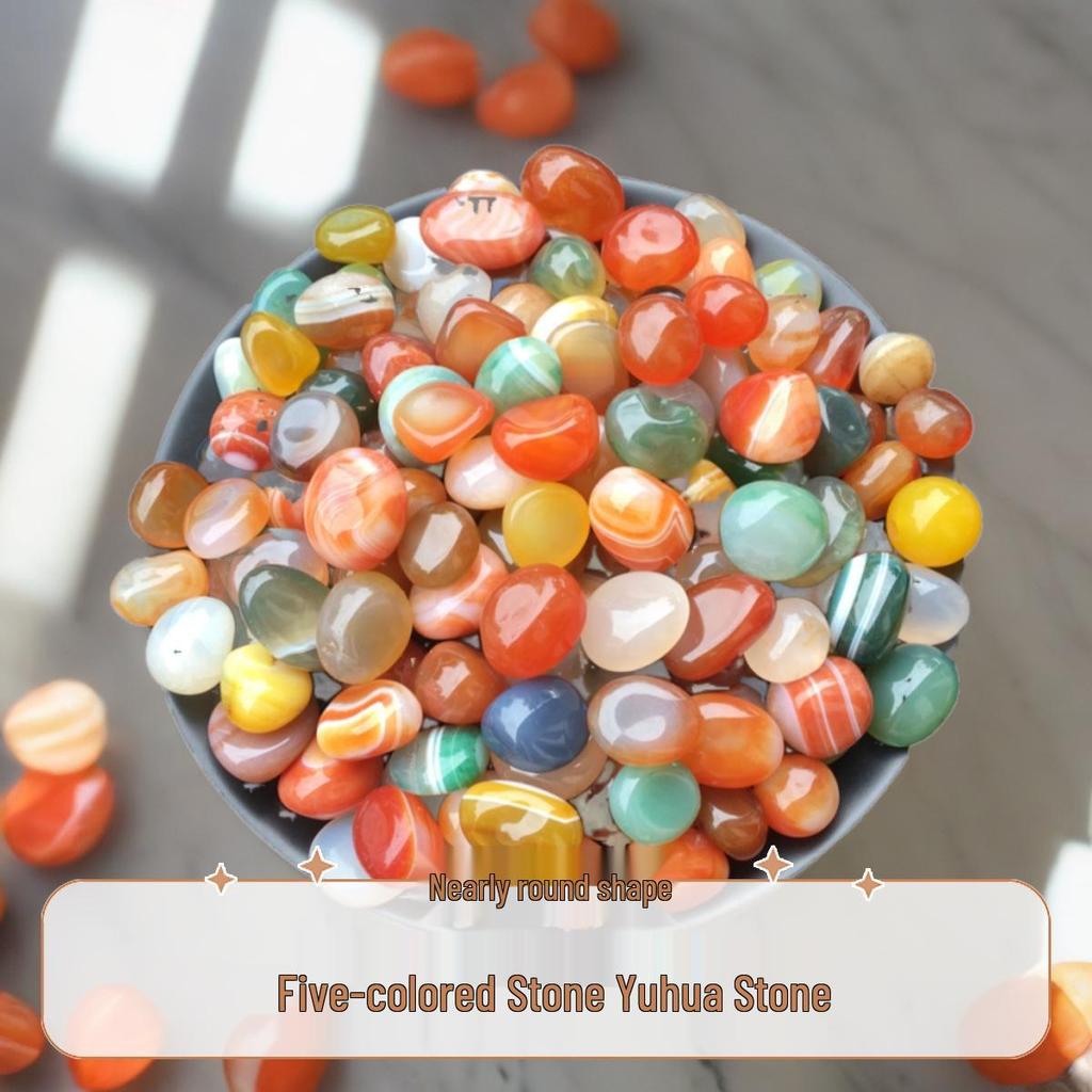 Yuhuashi Cobblestone: Colorful Natural Pebbles for Fish Tanks & Planters