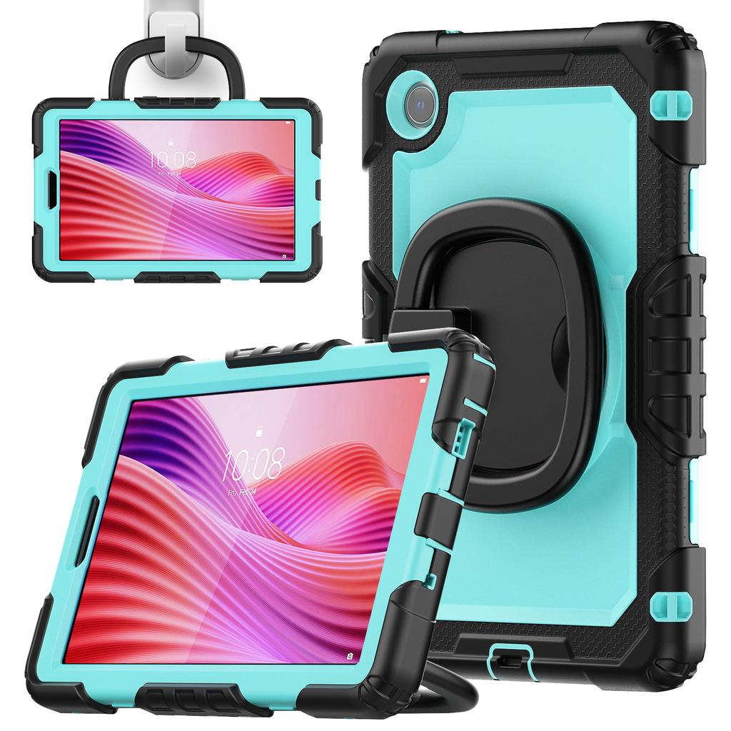 For Lenovo Tab K9 TB305FU Case Ring Kickstand PC+Silicone Shockproof Tablet Cover