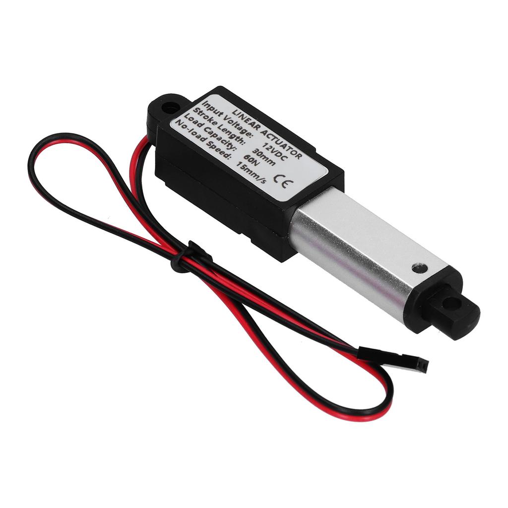 Mini actuator liniar electric impermeabil, micro mișcare mică DC12V, cursă de 30 mm pentru robot DIYForce