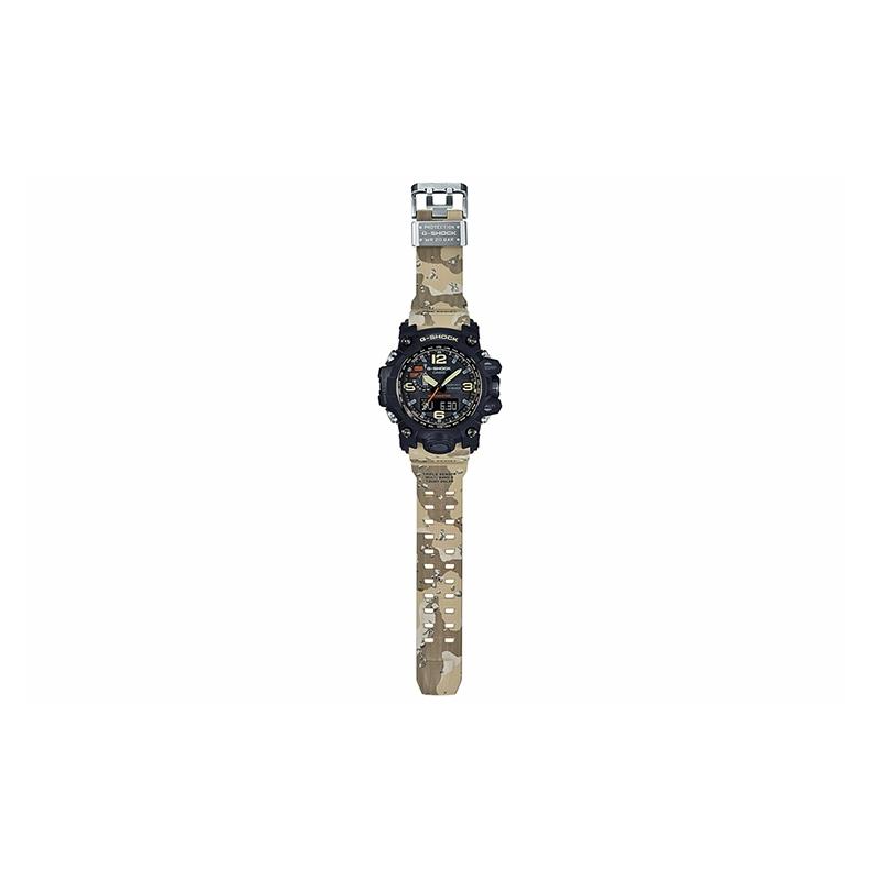 Casio 200m Waterproof Ins Quartz Movement Resin Strap Japanese and Korean Watch Men's Watch Black Dial GWG-1000DC-1A5DR
