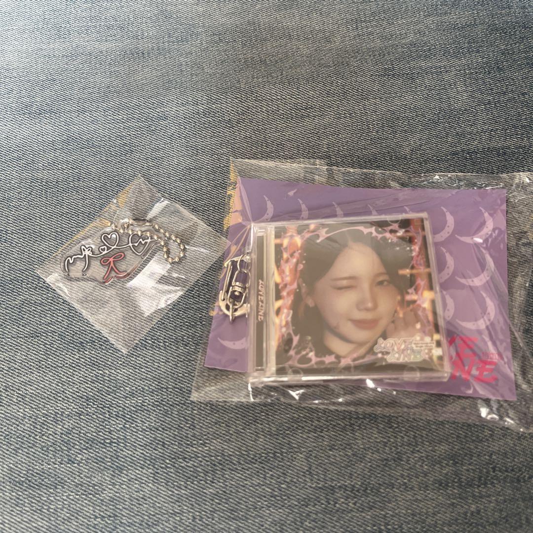 

[USED] NiziU LOVE LINE Pop-up Mini CD Keyring Ayaka Bonus Set