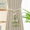 2pcs Minimalist Curtain Tiebacks with Adjustable Loops Modern, Simple Adjustable Sheer Curtain Ties