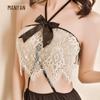 Manyan Women's Sexy Lace See-Through Suspender Skirt Secretary Uniform Set 9212
