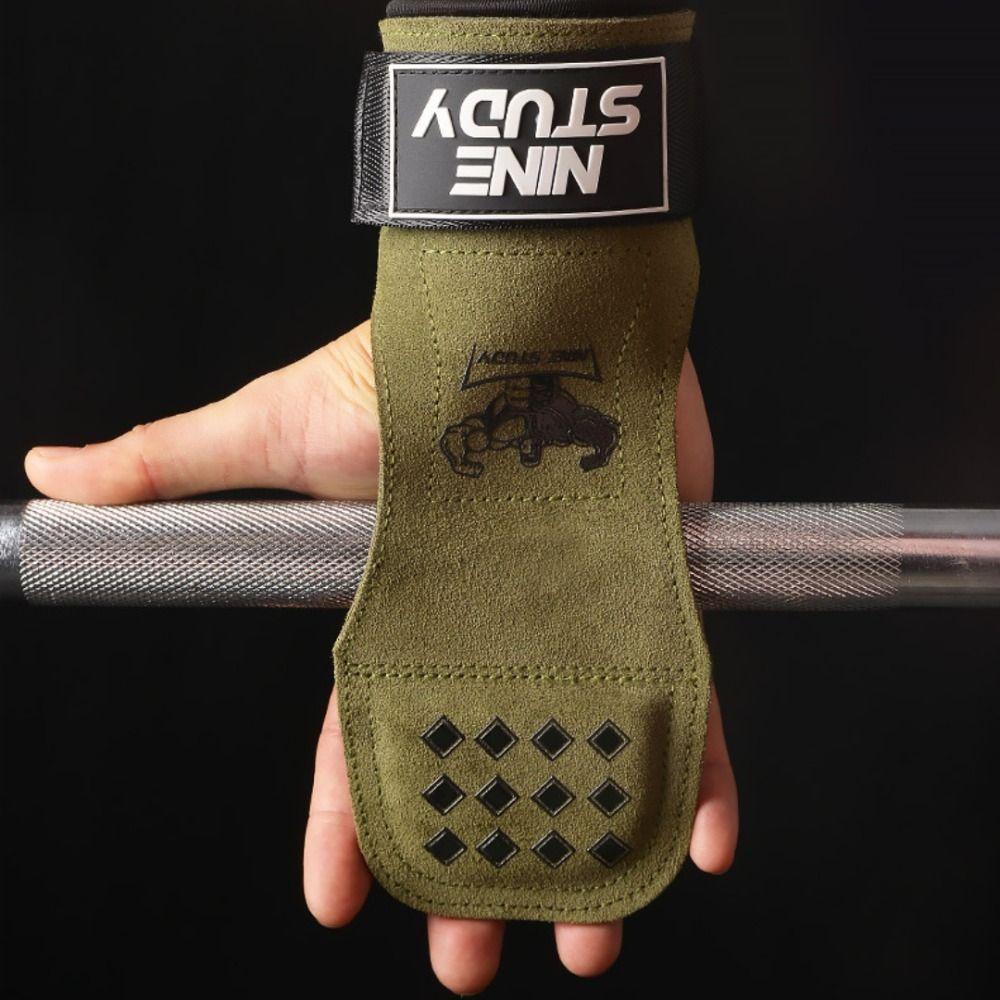 1 Pair Biceps Flexion Muscle Man Wrist Straps Thicken Deadlift Power Straps  Pull-ups