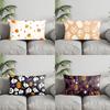 Home Decor Halloween Cat & Pumpkin Pillow Suitable For Sofa Bedroom Car Pillow Cover Cushion Rectangular Back Cushion