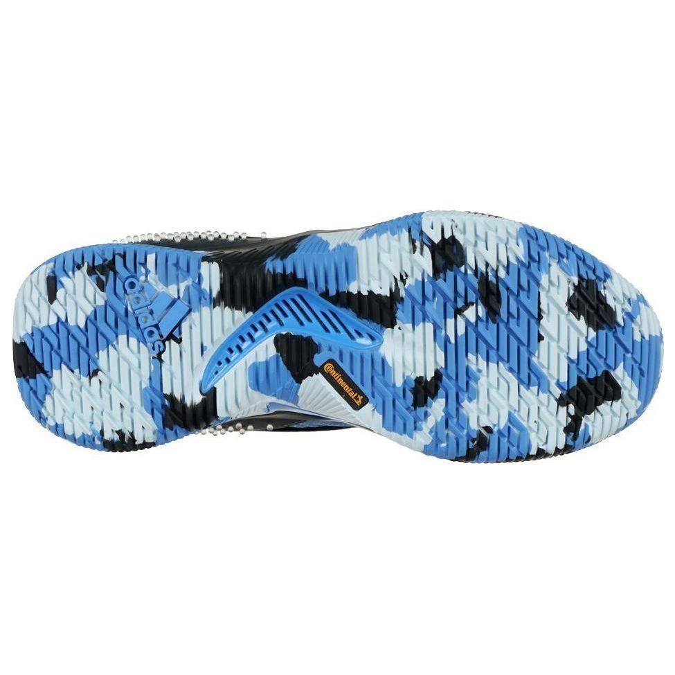Adidas 365 X Comfortable Shock Absorbing Durable High Top Retro Basketball Shoes Men Sneaker Blue Black AQ7782
