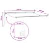 Retractable Awning Sand 3.5 X 2.5 M Polyester and Aluminum