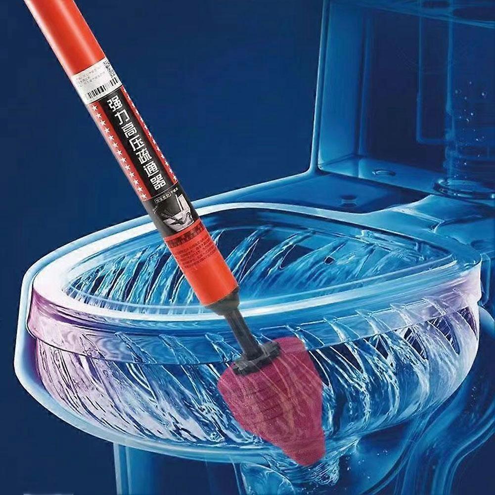High Pressure Toilet Unblock a Shot,Toilet Plunger,Stainless Toilet ClogRemove