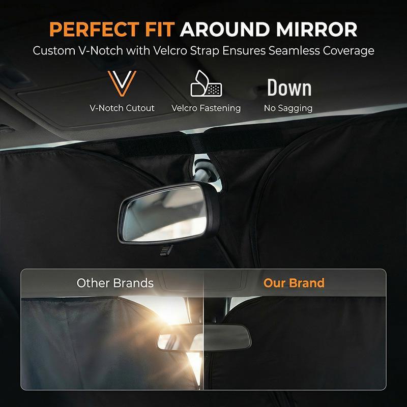 2026 Model Car Windshield Sunshade Umbrella - Heat Insulation & Light Blocking