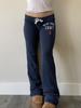 Pantalones de Moda de Tiro Bajo con Bloques de Color y Cordones - Casual y Cómodos
