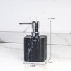 Nordic Style Marble Hand Sanitizer Bottle Bathroom Press Emulsion Dispenser Bathroom Emulsion Sub-bottle Bathroom Decoration