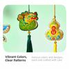 Chinese Style Dragon Boat Festival Sachet Bag Double Sided Hanging Sachet Pendant  Home Decor
