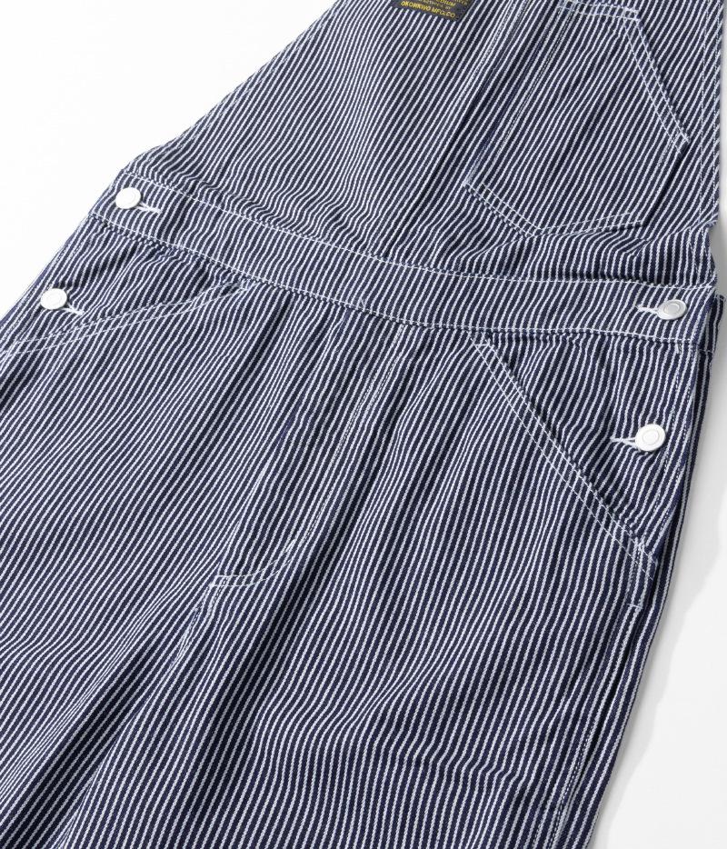 OKONKWO Railroad Stripe Work Overalls - Outdoor Canvas Jumpsuit