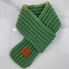 Kids Winter Thick Warm Knitted Scarf Soft Outdoor Neck Warmer For Baby Boys And Girls