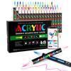 Acrylic 96 48 Direct Ink Brush Free App Twin Illustration Color Paint for DIY Craft Art Gift Markers, Colors, Pens, Type, Type, Included, Type,