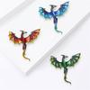 Cartoon Western Dragon Alloy Safety Badge Pin Daily Fashion Unisex Brooch Decorative Scarf Clip Bag Charm