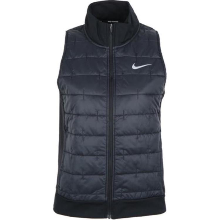 Nike Vestes Sieviešu Melnas Ar Stāvapkakli