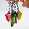 1Pcs Creative Simulation Mini Sports Shoes Silicone Keychain Pendants For Car Key Bag Phone Case Ornament Men Women Keyring Gift