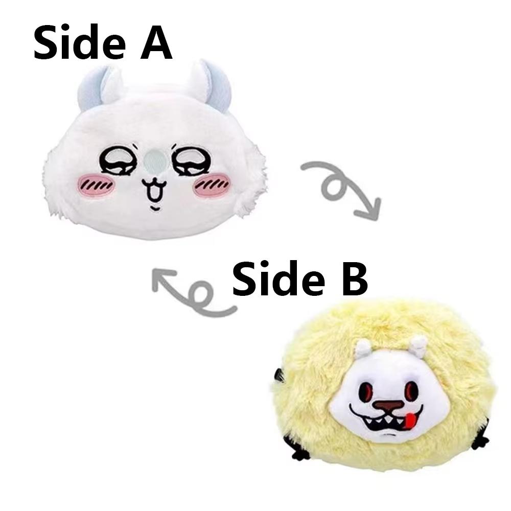 Cartoon Chiikawa Hachijii Momonga Super Weiche Beidseitige Plüsch Stifteetui Niedlich Große Kapazität Kosmetik Aufbewahrungstasche Niedliches Mädchen Geschenk