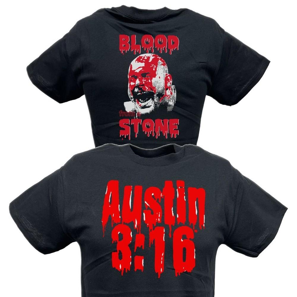 Футболка Steve Austin  Кровь из камня , Кровавое лицо, Стив Остин 3:Унисекс футболка 16 Tee S