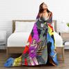 M-Mighty Morphin Blankets Quality Warm Cartoon P-Power Rangers Throw Blanket Winter Travel Couch Chair Graphic Bedspread