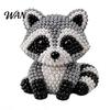 Adornos de Cuentas Texturizadas Kit DIY de Cuentas de Animales, Pequeño Set de Manualidades con Cuentas 3D, Lindo Kit Creativo de Arte con Cuentas para Principiantes Adolescentes Adultos Alivio del Estrés