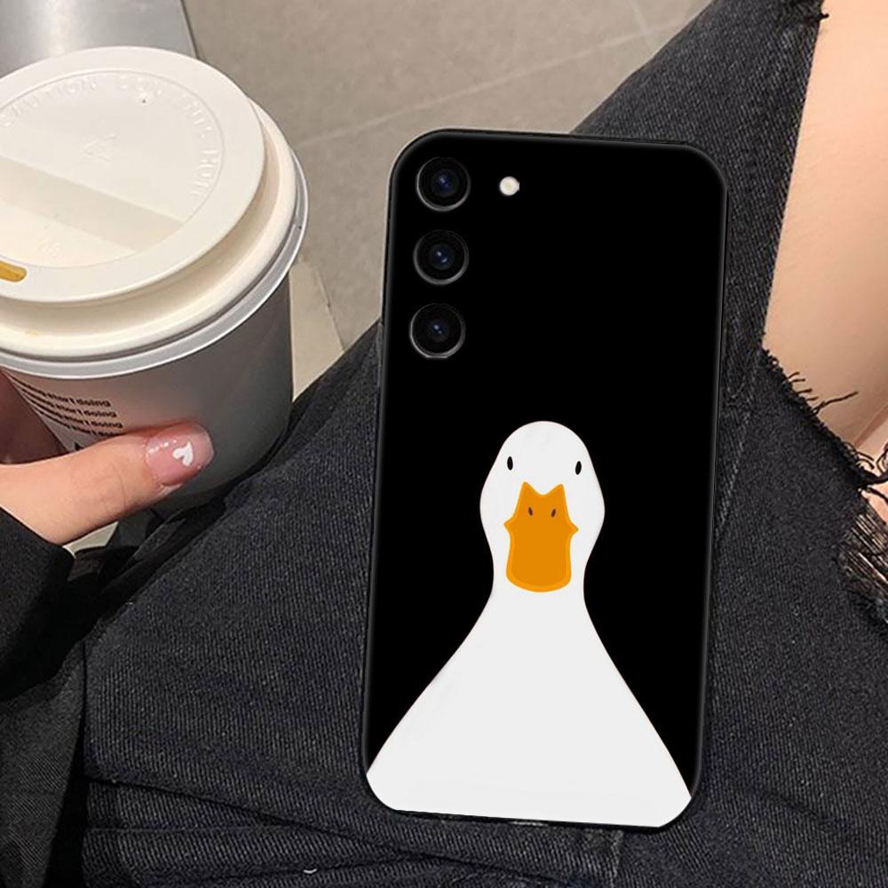 

Cartoon Duck Goose Phone Case For Samsung Galaxy S26 S25 EDGE S24 S23 S22 S21 S20 FE S10 Ultra PLUS LITE DIY Case Shell Cover Samsung S10PLUS