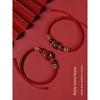 Baby Children's Red Rope Bracelet Female Birth Year Genuine Goods Cinnabar Body Protection Bracelet New Baby Shock Anti-Scare Carrying Strap