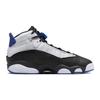 Air Jordan 6 Rings GS White Black Game Royal Kids Sneakers 323419-142