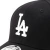 [New Era] Cap Stretch Snap MLB LA Black L/XL 950SS LOSDOD BLK WHI 25J