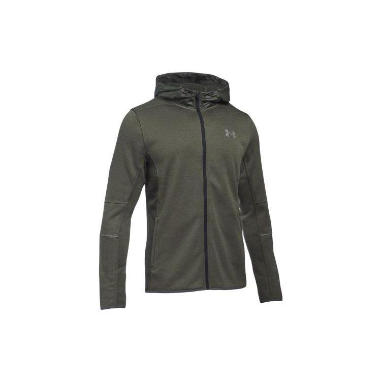 Under Armour Jackets Men's Green Hooded Moderate Workwear 1280754-334