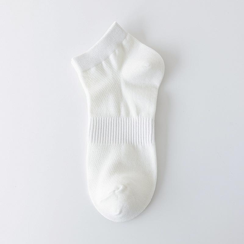 

Мужские летние короткие носки, тонкие, влагопоглощающие, не впитывающие запахи, против запаха пота, однотонные хлопковые носки, сетчатые дышащие, спортивные носки-лодочки для мужчин 1 pair